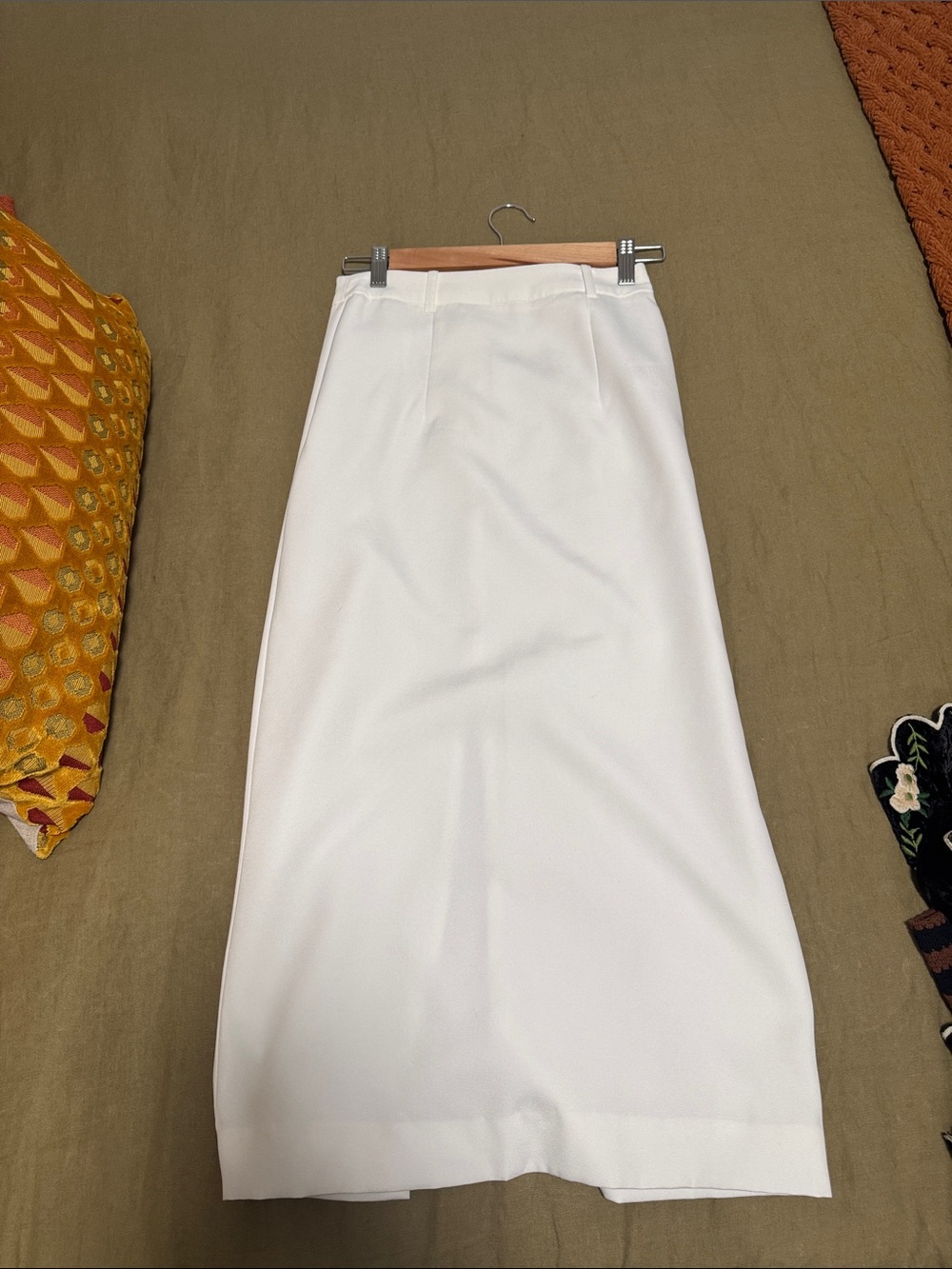 Commense White Maxi Pencil Skirt